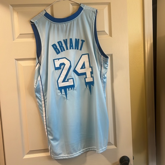Kobe Bryant Blue and white snowflake legend jersey size XXL - Picture 3 of 6